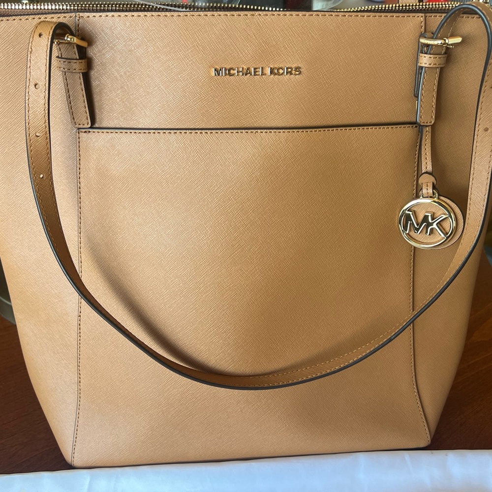 Michael Kors Camel Leather Tote